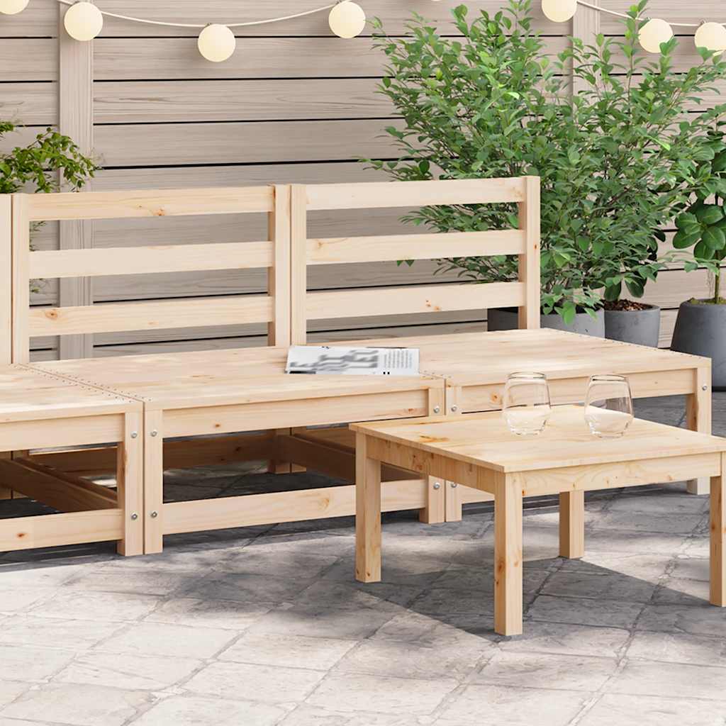 Tuinbank zonder armleuningen 2 st 70x70x67 cm grenenhout is nu te koop bij PeponiXL, paradijselijk wonen!