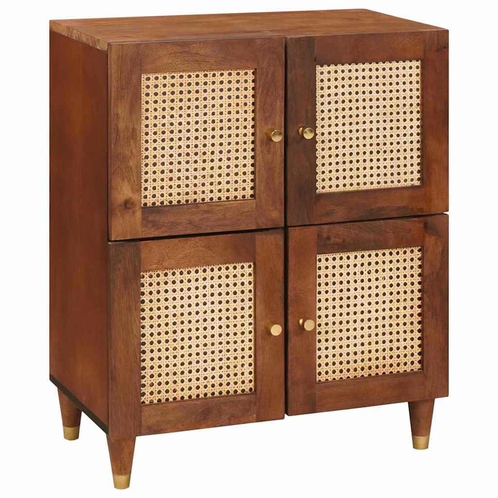 Dressoir Bruin 60 x 33,5 x 75 cm Massief Mango Hout is nu te koop bij PeponiXL, paradijselijk wonen!