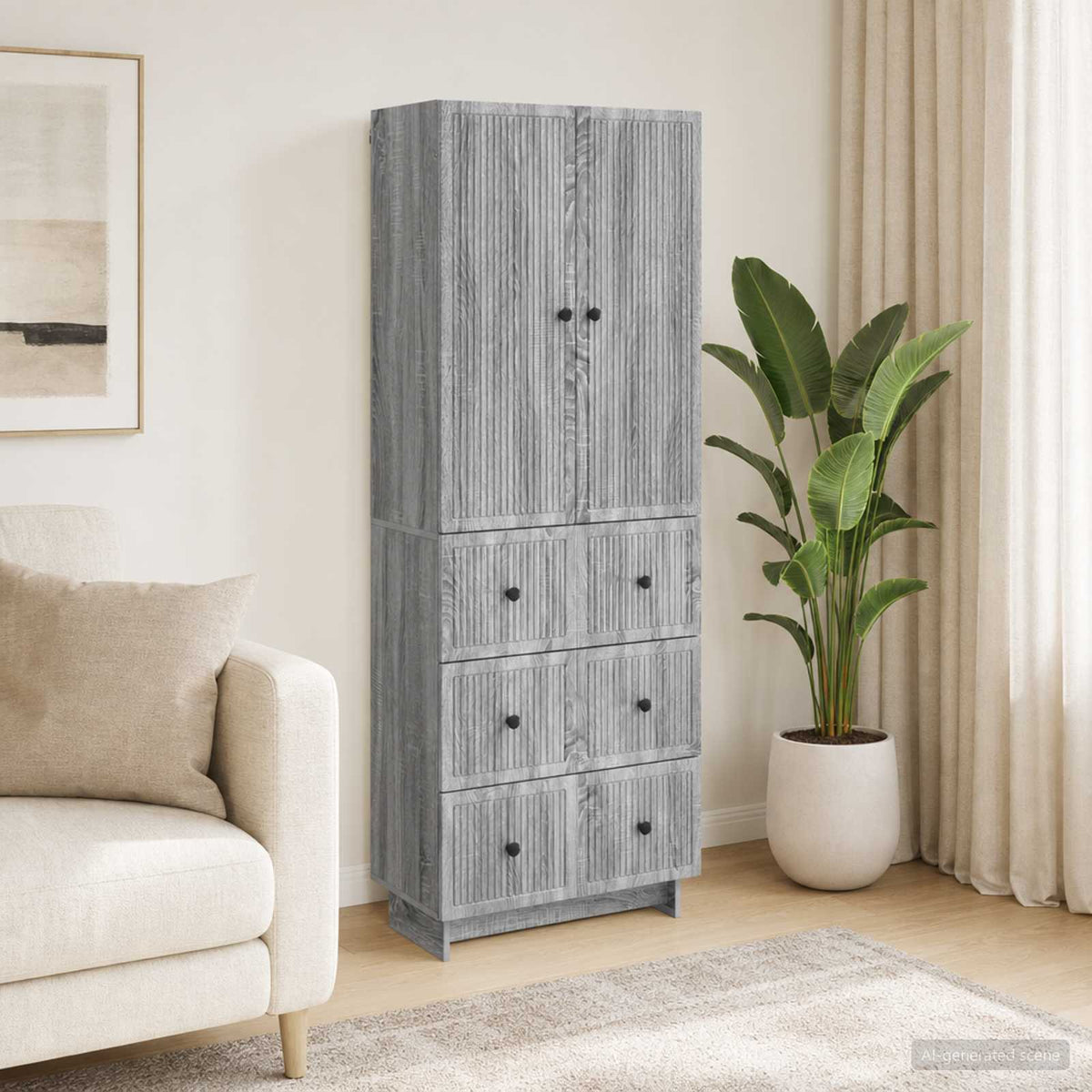 Kastenset 2 pcs 66 x 34,5 x 90 cm Bewerkt hout is nu te koop bij PeponiXL, paradijselijk wonen!
