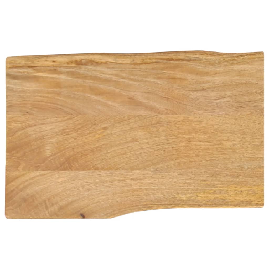 Tafelblad met natuurlijke rand 60x40x3,8 cm massief mangohout is nu te koop bij PeponiXL, paradijselijk wonen!