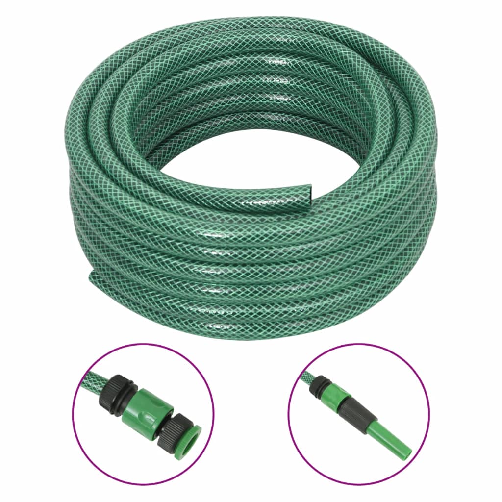 Tuinslang met koppelingsset 0,6'' 30 m PVC groen is nu te koop bij PeponiXL, paradijselijk wonen!