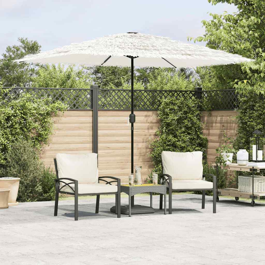 Parasol met stalen paal 300x200x250 cm wit is nu te koop bij PeponiXL, paradijselijk wonen!