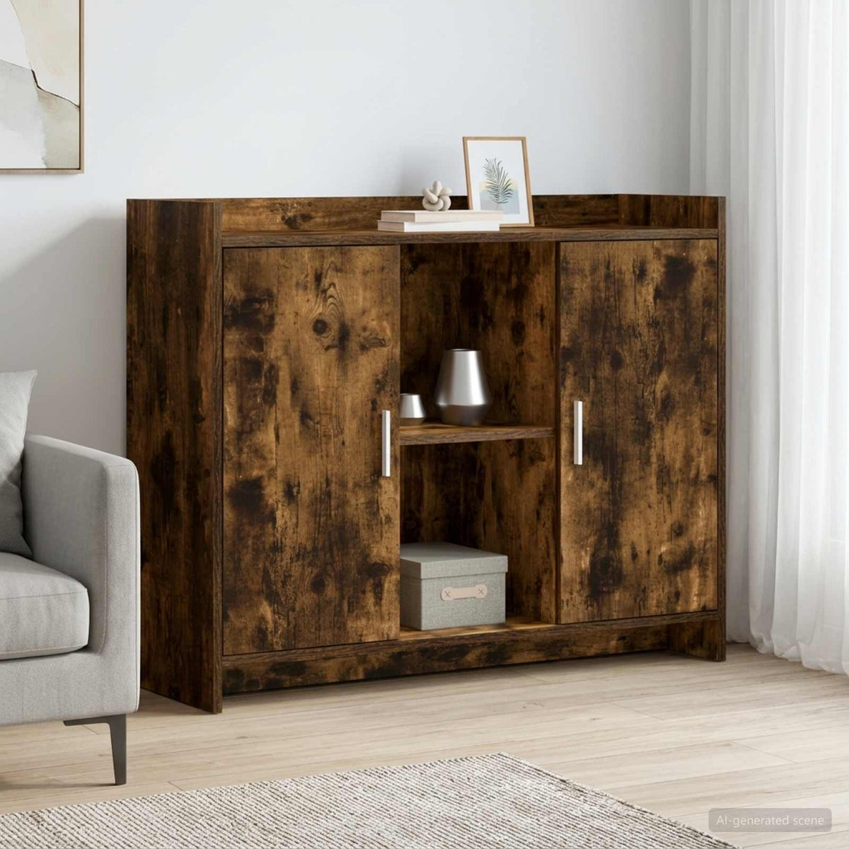 Dressoir 98,5 x 33 x 80 cm PB is nu te koop bij PeponiXL, paradijselijk wonen!