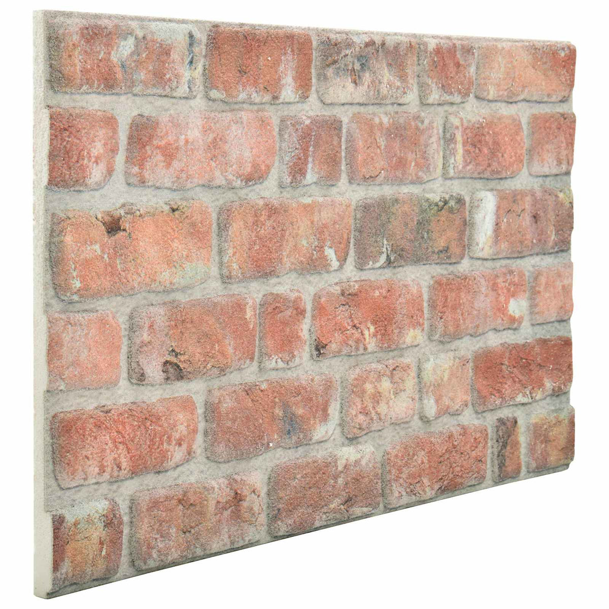 Wandpanelen 10 pcs Rood 100 x 50 cm EPS-schuim is nu te koop bij PeponiXL, paradijselijk wonen!