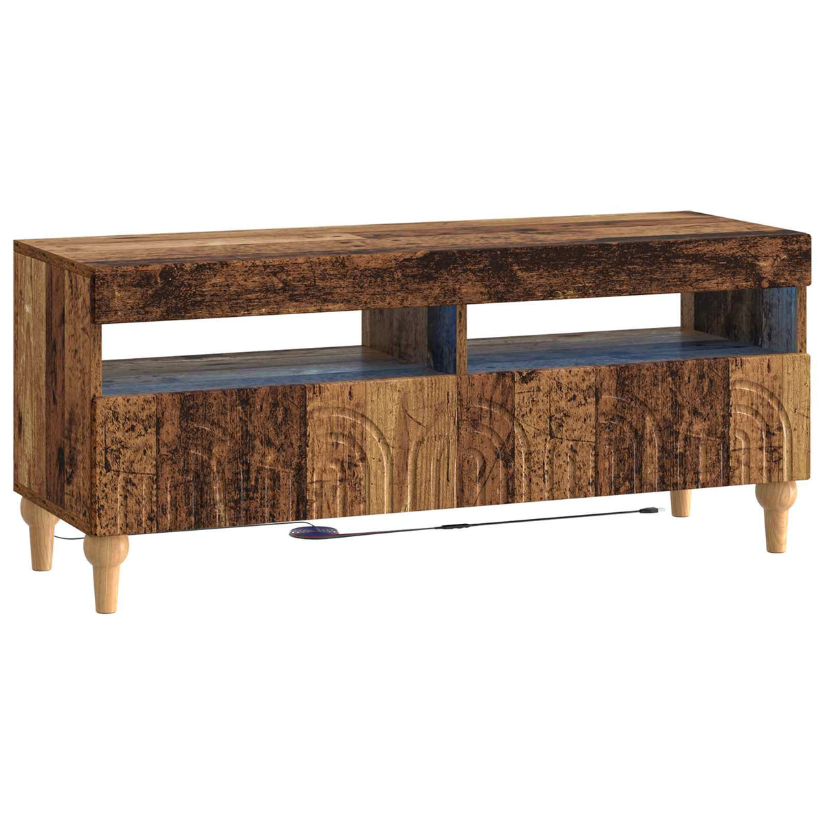 LED tv-meubel Oud hout Bewerkt hout is nu te koop bij PeponiXL, paradijselijk wonen!