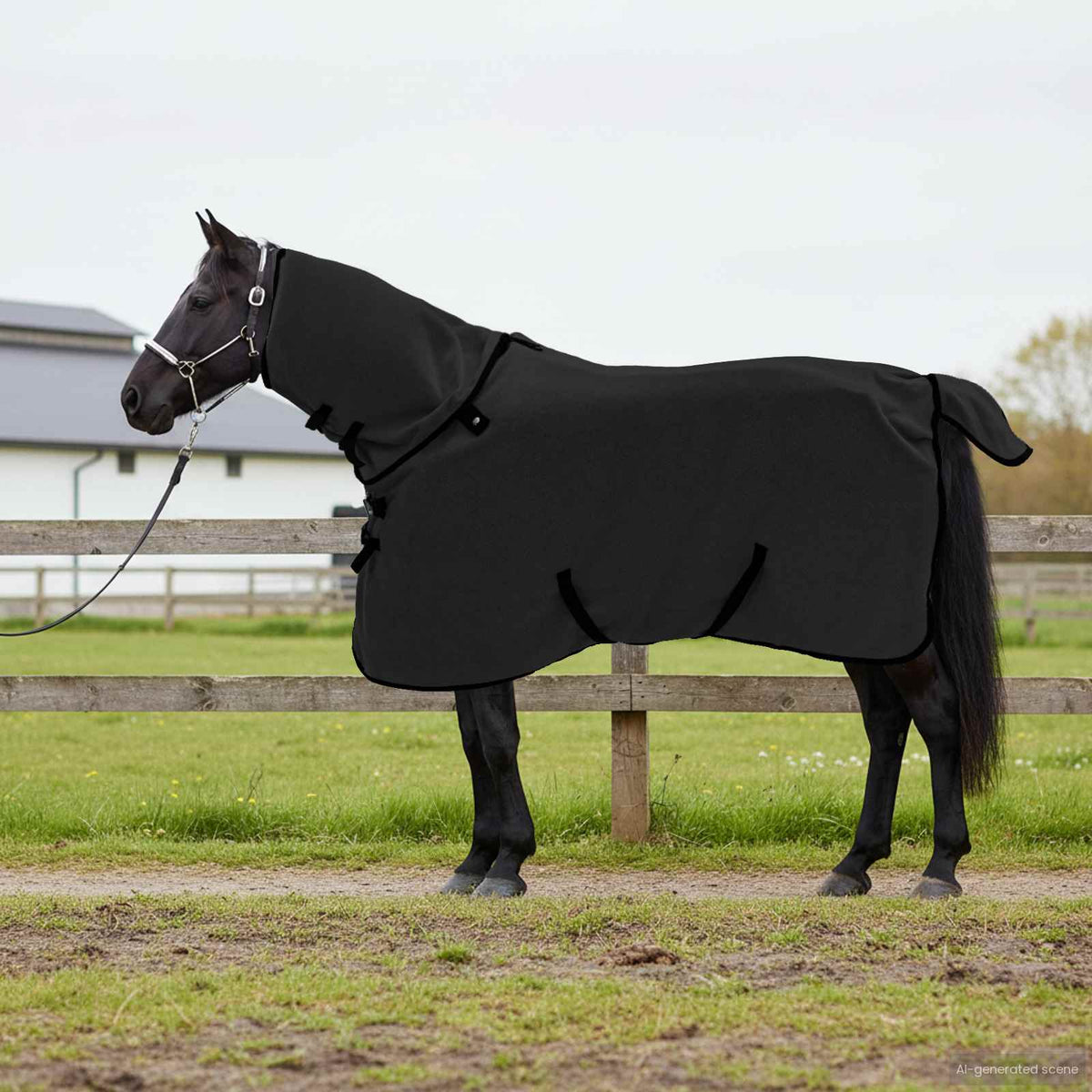 Paardendeken Zwart 105 cm Polyester is nu te koop bij PeponiXL, paradijselijk wonen!