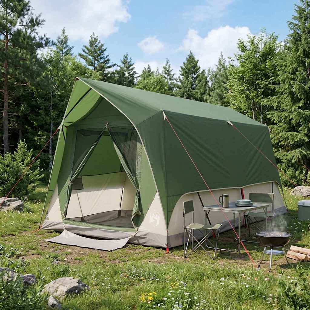 Tunneltent met dak Groen 8-persoons Polyester en staal is nu te koop bij PeponiXL, paradijselijk wonen!