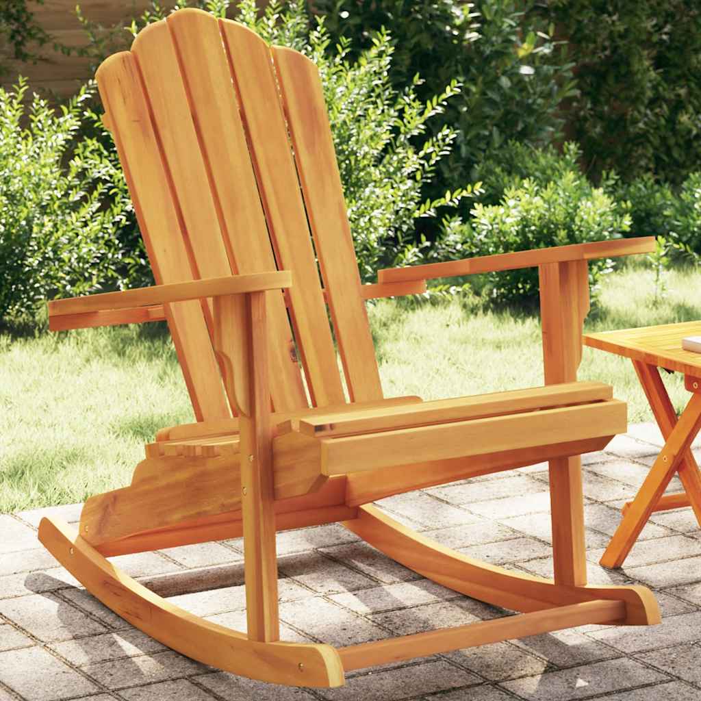 Schommelstoel Adirondack massief teakhout is nu te koop bij PeponiXL, paradijselijk wonen!