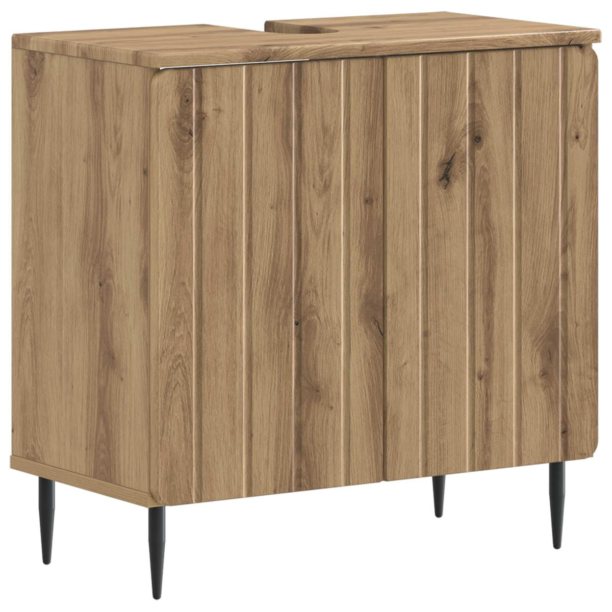 Badkamer wastafelkast ZWOLLE Artisanaal eiken is nu te koop bij PeponiXL, paradijselijk wonen!