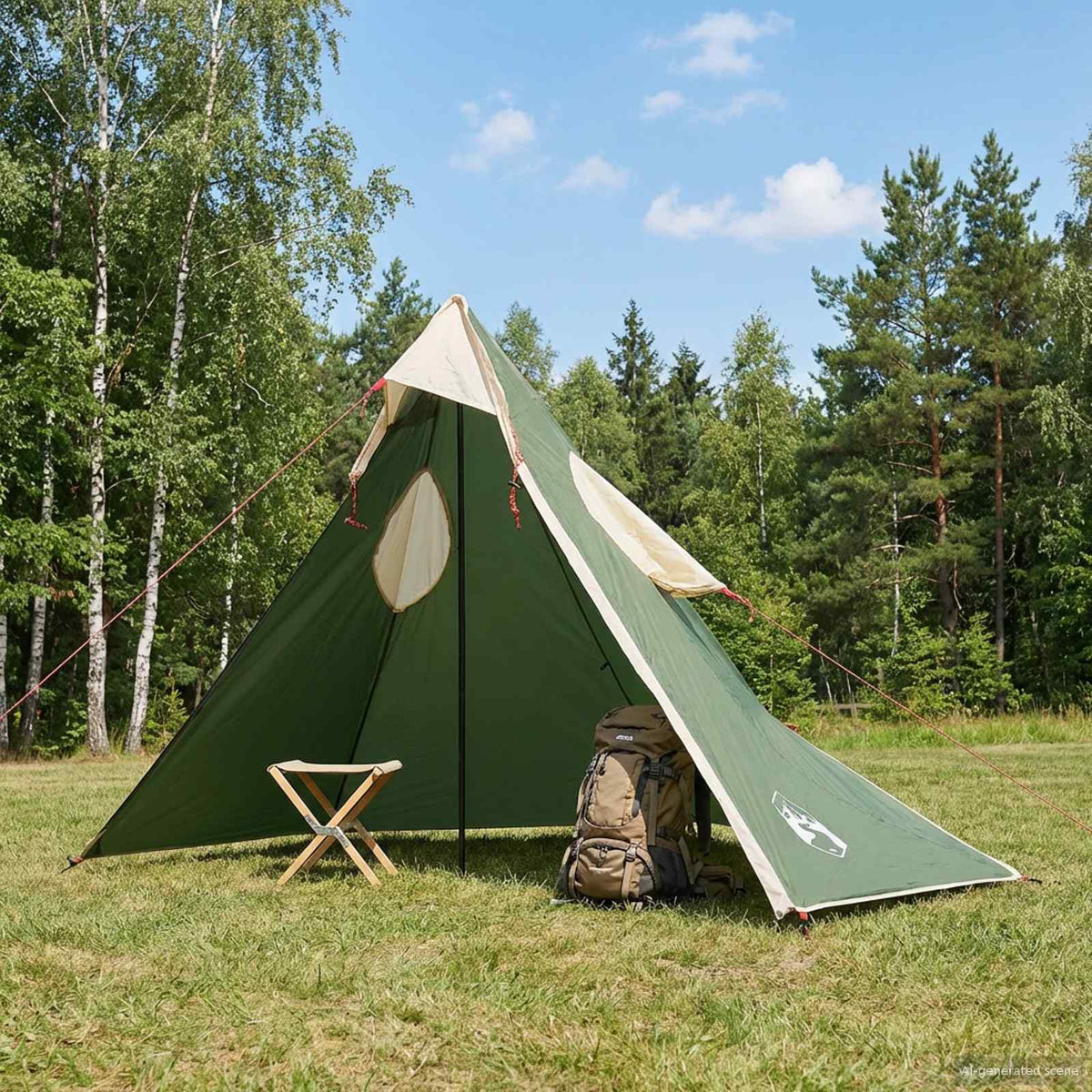 2-in-1 Regen Poncho met Kap Groen 262 x 126 x 130 cm is nu te koop bij PeponiXL, paradijselijk wonen!