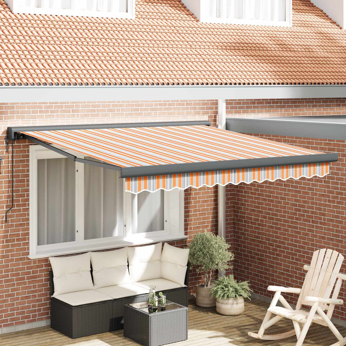 Markies Multikleur 350 x 250 cm Polyester en Aluminium is nu te koop bij PeponiXL, paradijselijk wonen!