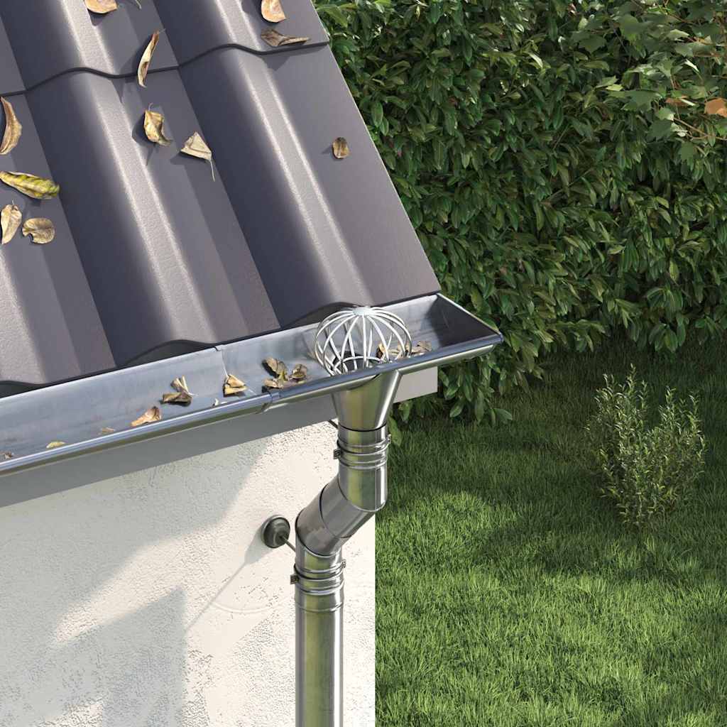 Bladvanger voor goot 8 pcs Zilver 75 mm Roestvrij staal is nu te koop bij PeponiXL, paradijselijk wonen!
