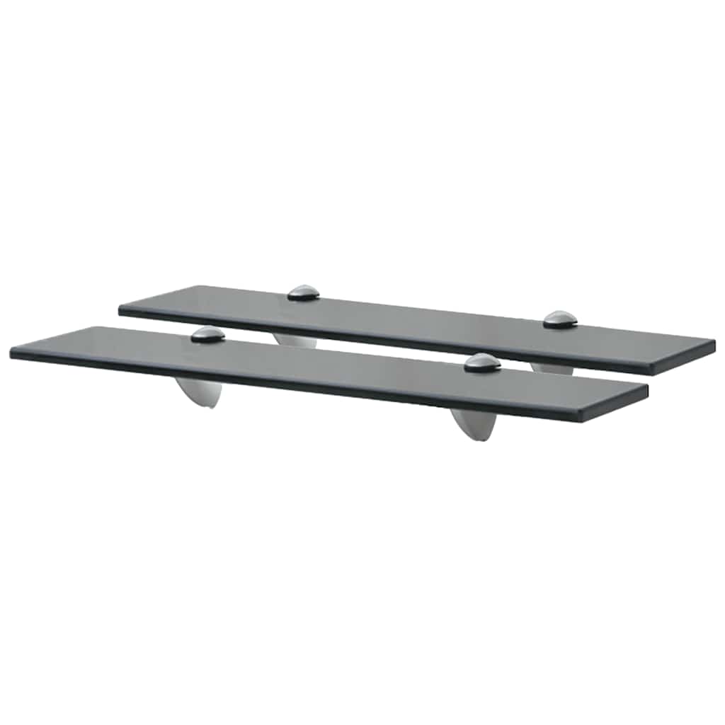 Schappen zwevend 2 st 50x10 cm 8 mm glas is nu te koop bij PeponiXL, paradijselijk wonen!