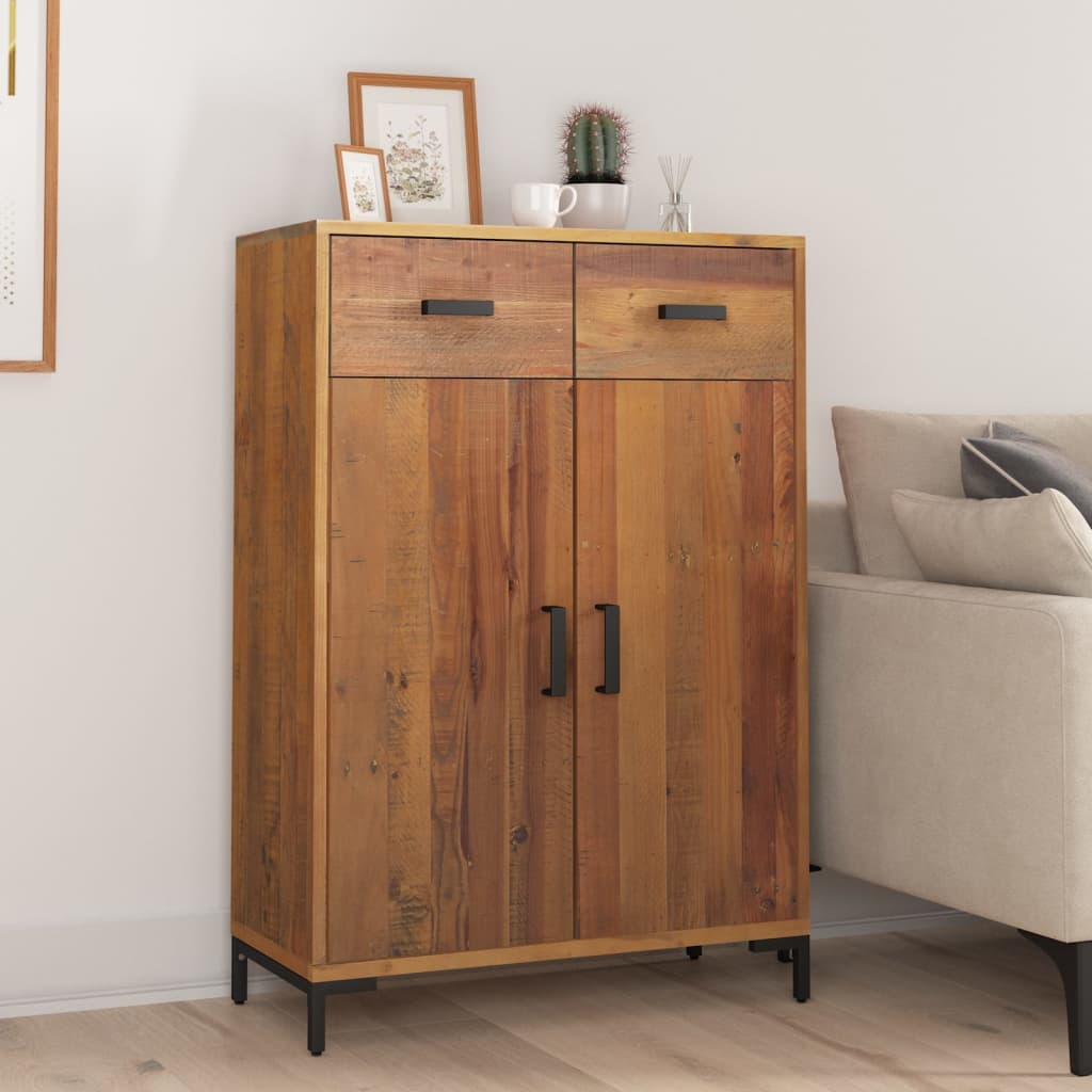 Schoenenkast 75x40x110 cm massief grenenhout is nu te koop bij PeponiXL, paradijselijk wonen!