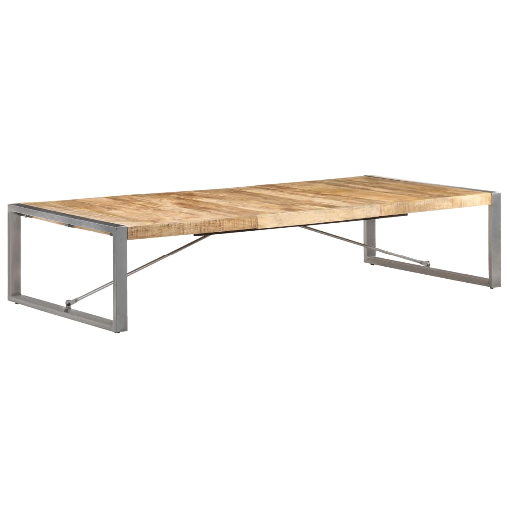 Salontafel 180x90x40 cm ruw mangohout is nu te koop bij PeponiXL, paradijselijk wonen!