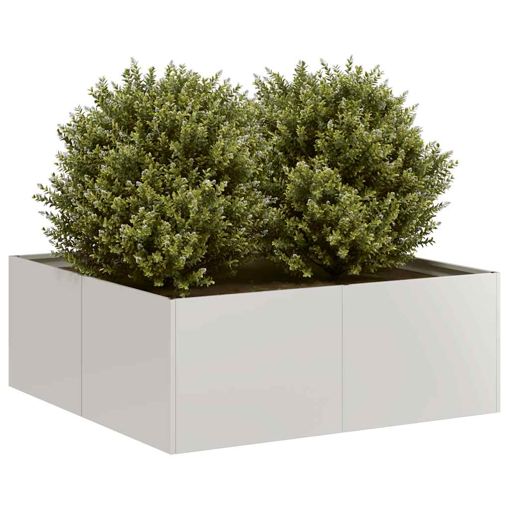 Plantenbak 80x80x30 cm roestvrij staal is nu te koop bij PeponiXL, paradijselijk wonen!