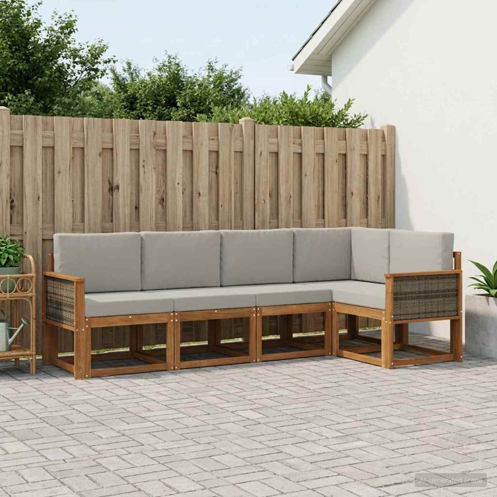 Buiten bankenset 4 pcs is nu te koop bij PeponiXL, paradijselijk wonen!
