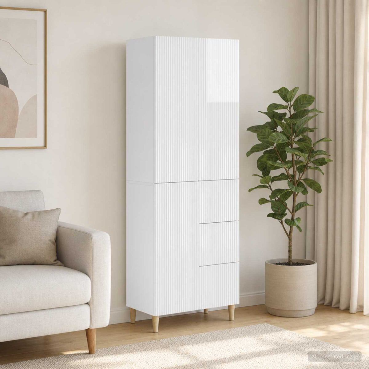 Kastenset 2 pcs 66 x 34,5 x 90 cm Bewerkt hout is nu te koop bij PeponiXL, paradijselijk wonen!