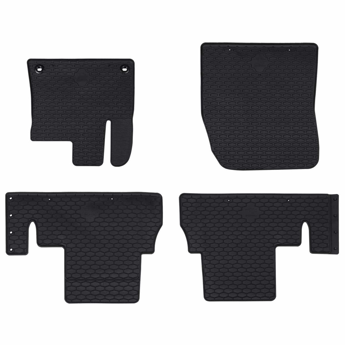 Autobodemmat 4 pcs Zwart Rubber is nu te koop bij PeponiXL, paradijselijk wonen!