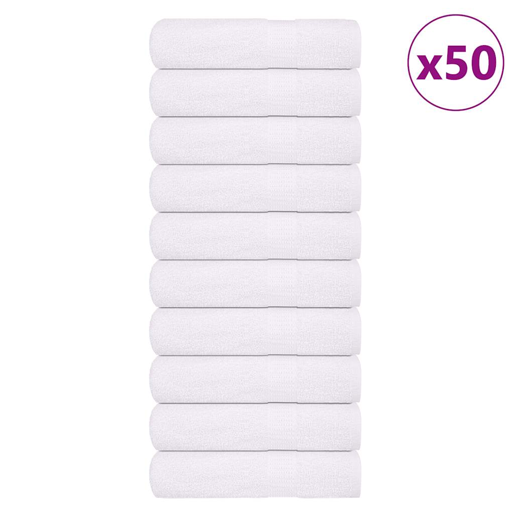 Handdoeken FROGN 50 st 50x100 cm 360 g/m² wit is nu te koop bij PeponiXL, paradijselijk wonen!