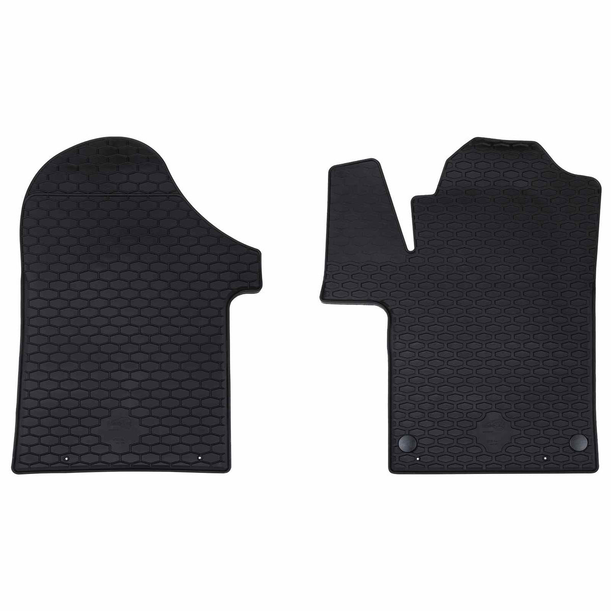 Autobodemmat 2 pcs Zwart Rubber is nu te koop bij PeponiXL, paradijselijk wonen!
