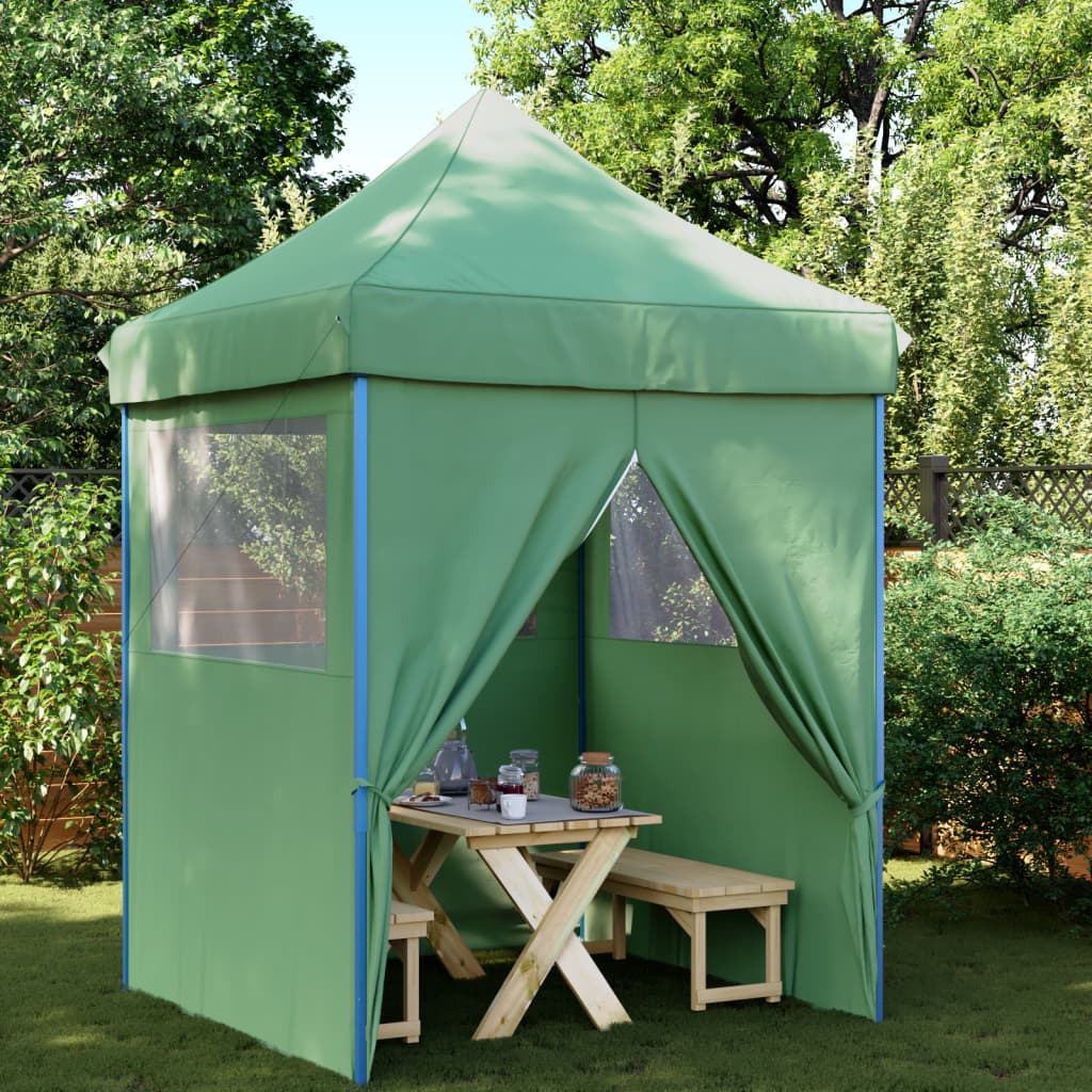 Partytent inklapbaar pop-up met 4 zijwanden groen is nu te koop bij PeponiXL, paradijselijk wonen!
