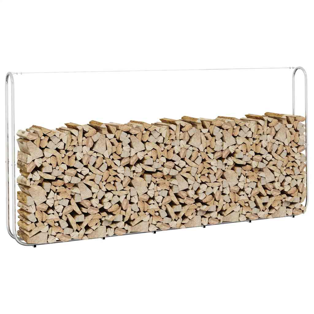 Haardhoutrek 300x25x150 cm gegalvaniseerd staal is nu te koop bij PeponiXL, paradijselijk wonen!