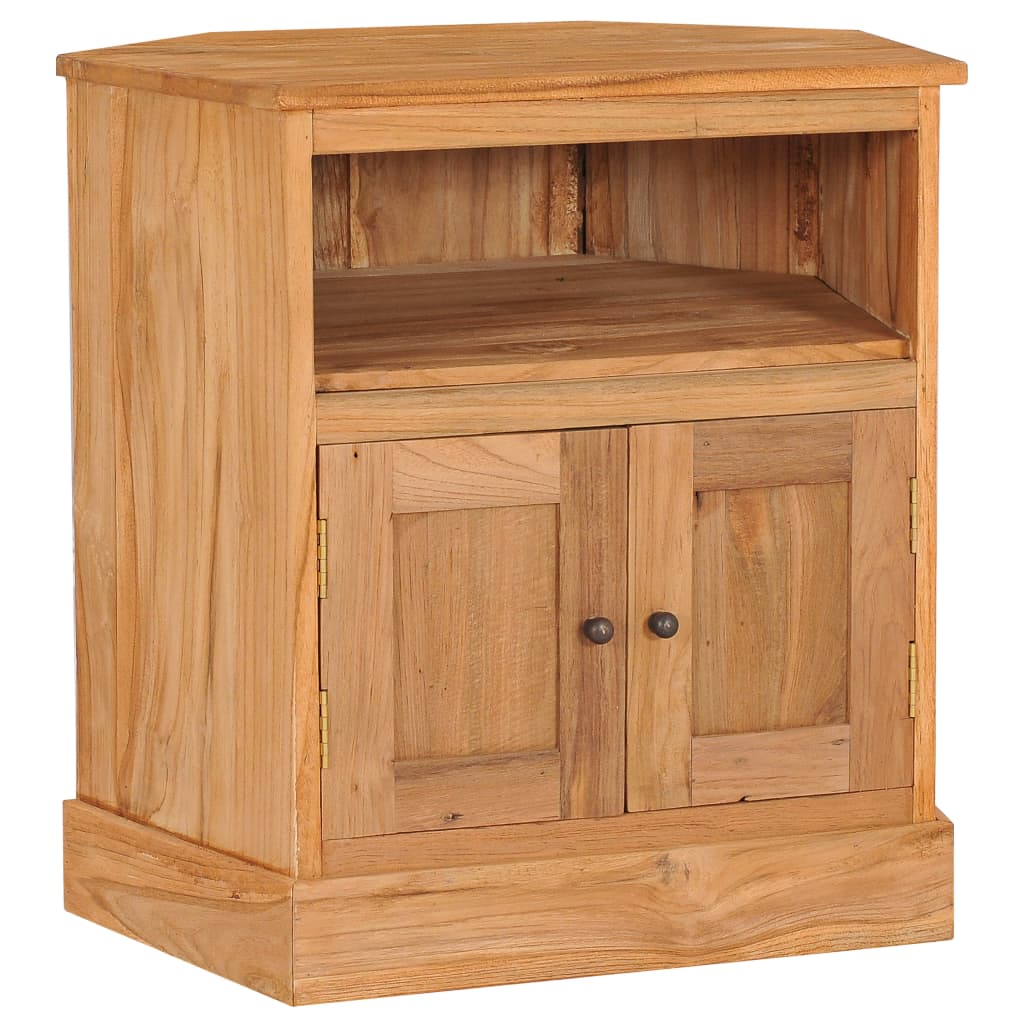 Hoekkast 60x45x60 cm massief teakhout is nu te koop bij PeponiXL, paradijselijk wonen!