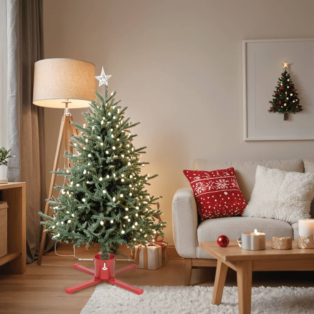 Kerstboomstandaard 61x61x15,5 cm rood is nu te koop bij PeponiXL, paradijselijk wonen!