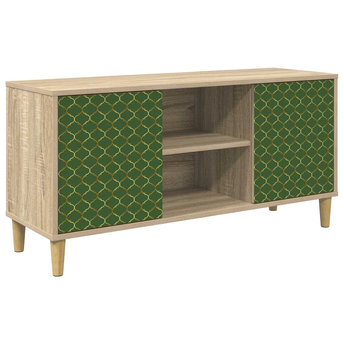 Tv-meubel GELEEN 102 x 33 x 50 cm Sonoma Bewerkt hout is nu te koop bij PeponiXL, paradijselijk wonen!