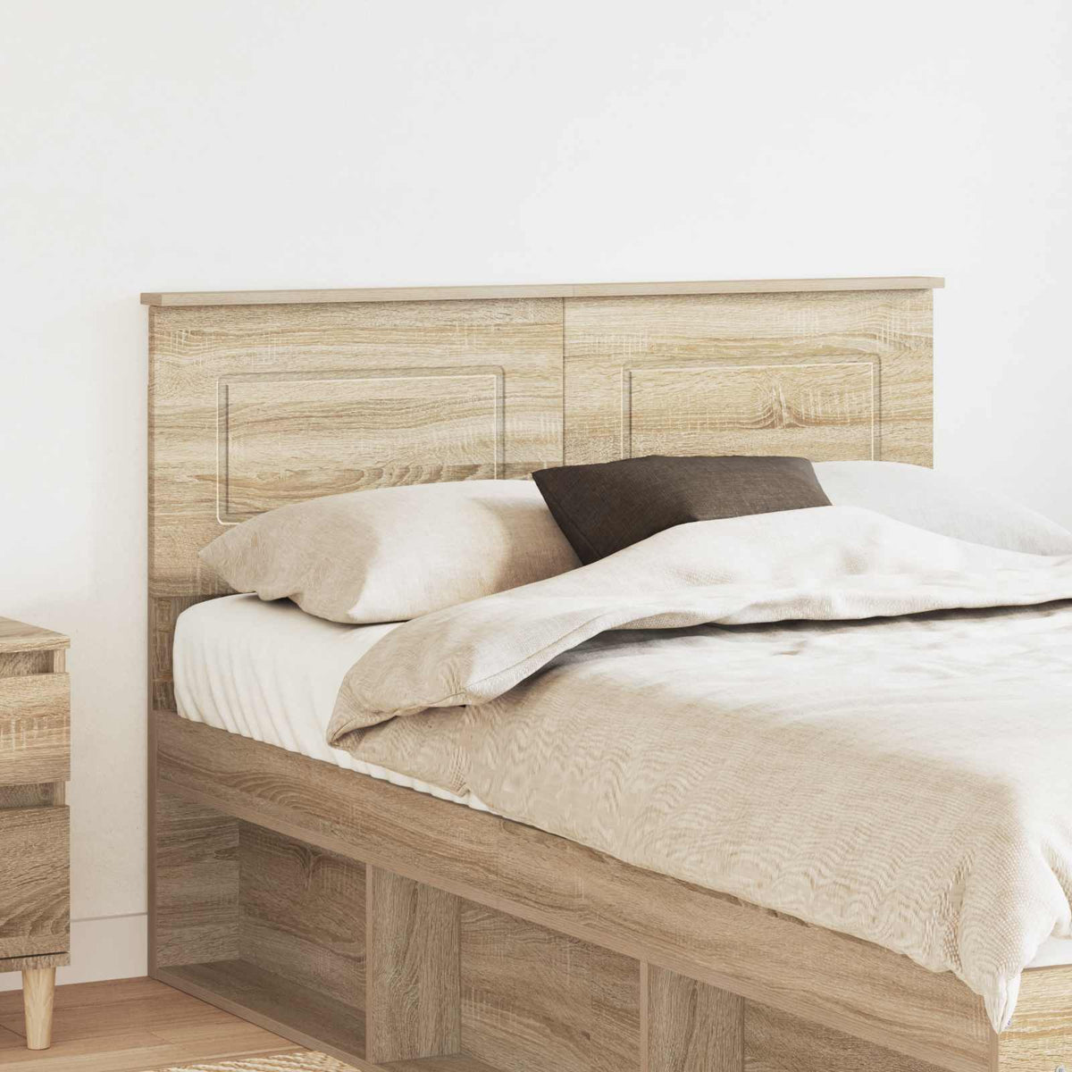 Hoofdbord Sonoma Eiken Bewerkt hout is nu te koop bij PeponiXL, paradijselijk wonen!