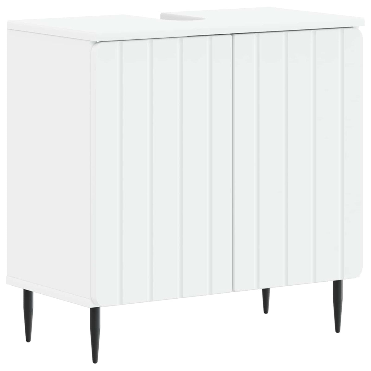 Badkamer wastafelkast ZWOLLE Wit 59,5 x 31,5 x 59 cm is nu te koop bij PeponiXL, paradijselijk wonen!