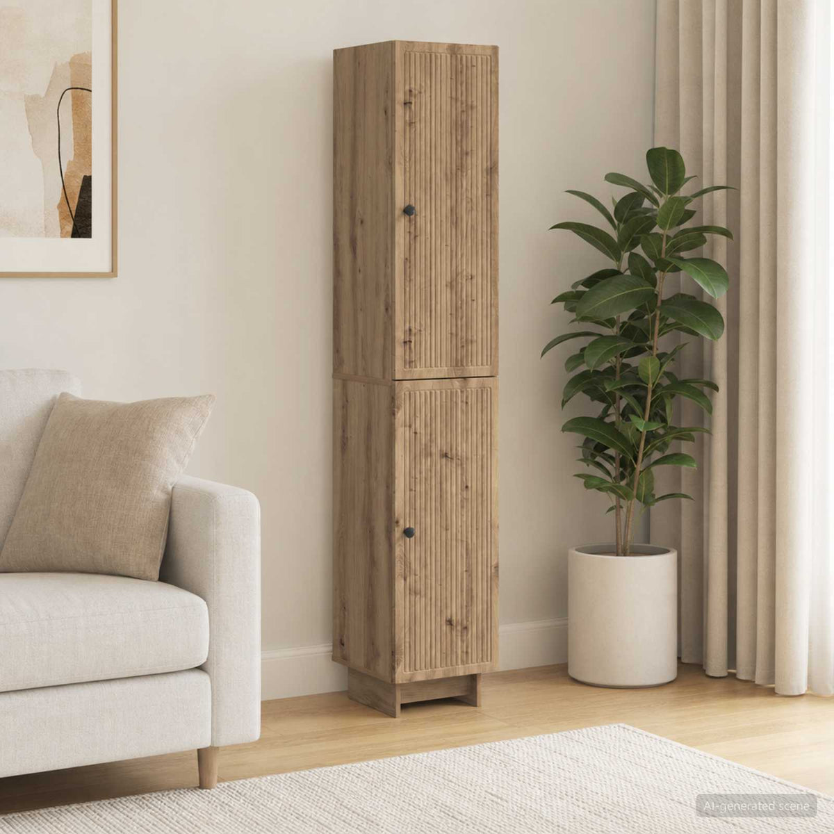 Kastenset 2 st Artisanaal eiken Bewerkt hout is nu te koop bij PeponiXL, paradijselijk wonen!