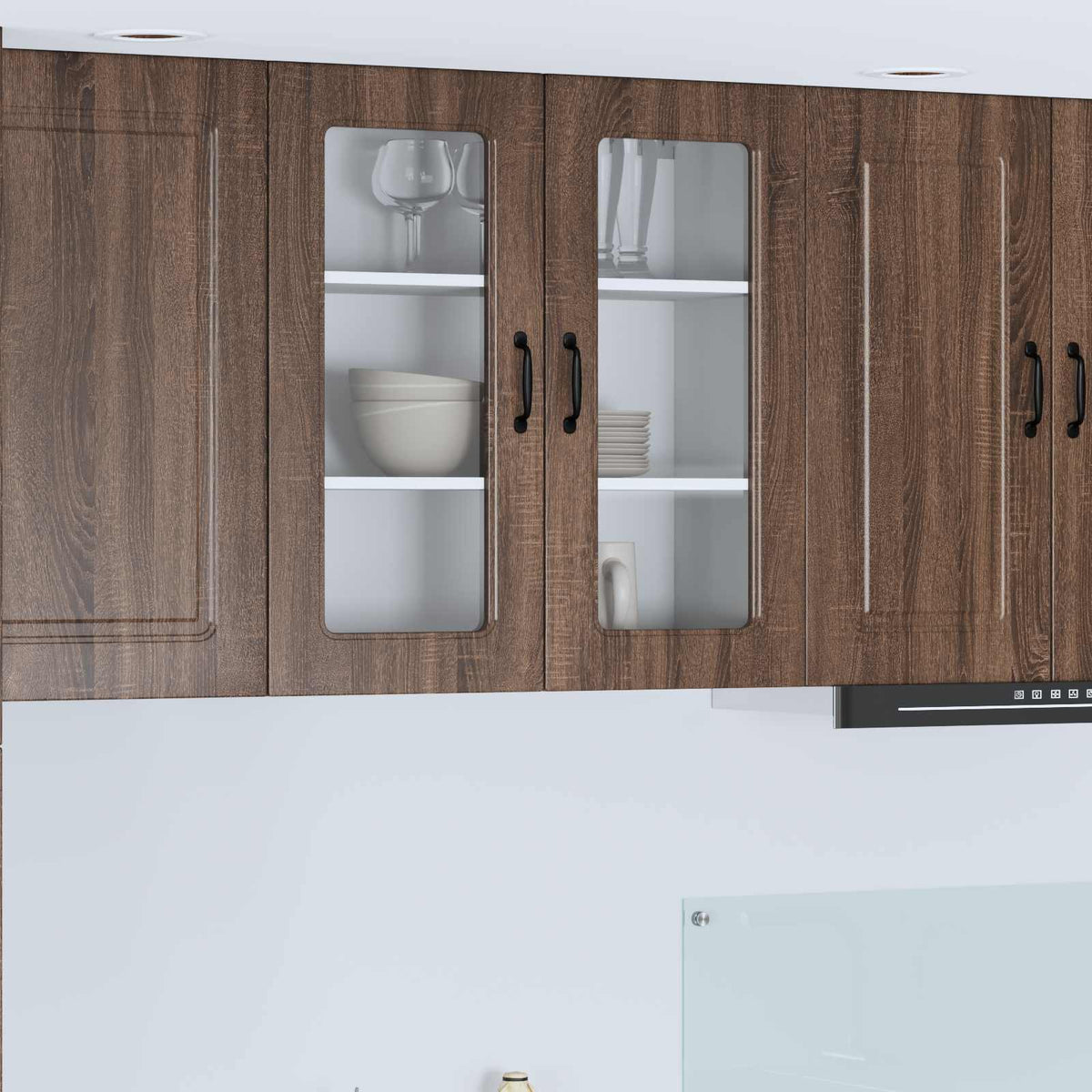 Vaatwasserpaneel met opslag Kalmar Bruin Eiken 80 x 31 x 80 cm is nu te koop bij PeponiXL, paradijselijk wonen!