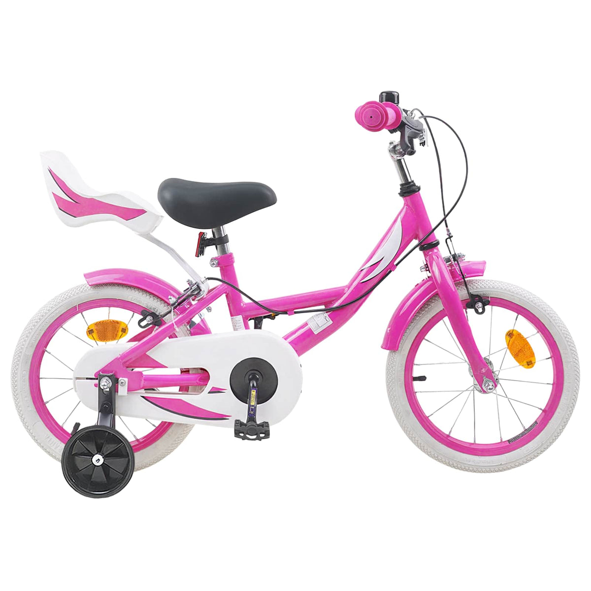 Kinderfiets 12 Inch voor 2-4 jaar oud Roze is nu te koop bij PeponiXL, paradijselijk wonen!