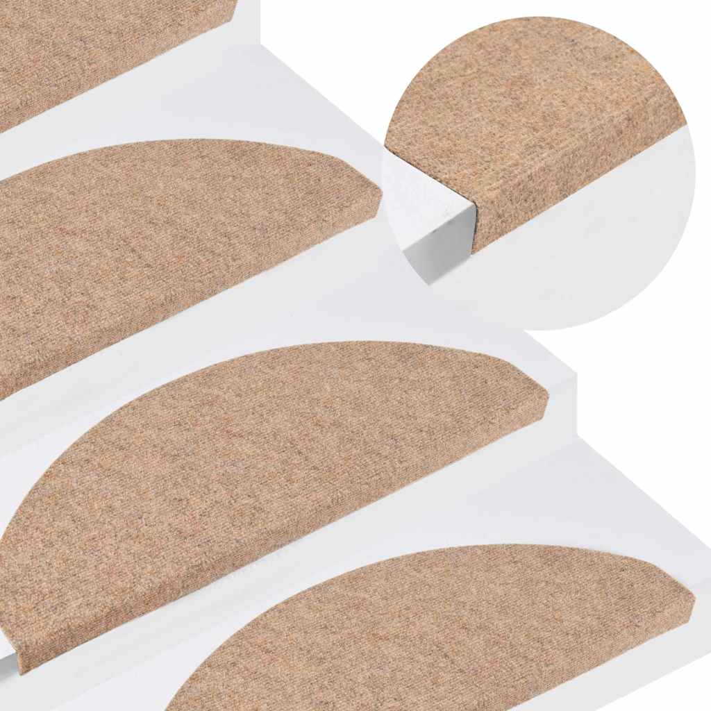 Trapmatten zelfklevend 10 st 65x22,5x3,5 cm beige is nu te koop bij PeponiXL, paradijselijk wonen!
