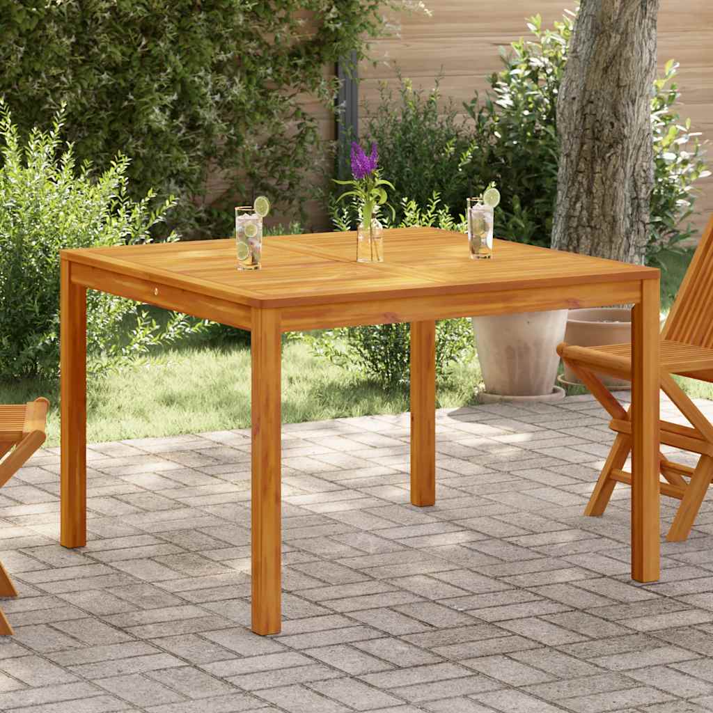 Tuintafel 110x110x75 cm massief acaciahout is nu te koop bij PeponiXL, paradijselijk wonen!