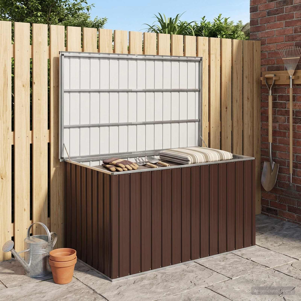 Tuinbox 171x99x93 cm bruin is nu te koop bij PeponiXL, paradijselijk wonen!
