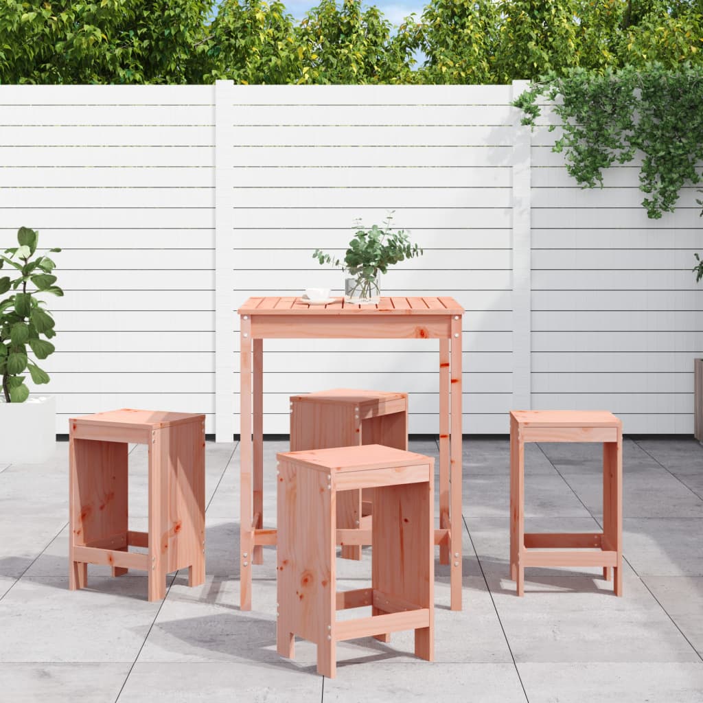 5-delige Tuinset massief douglashout is nu te koop bij PeponiXL, paradijselijk wonen!