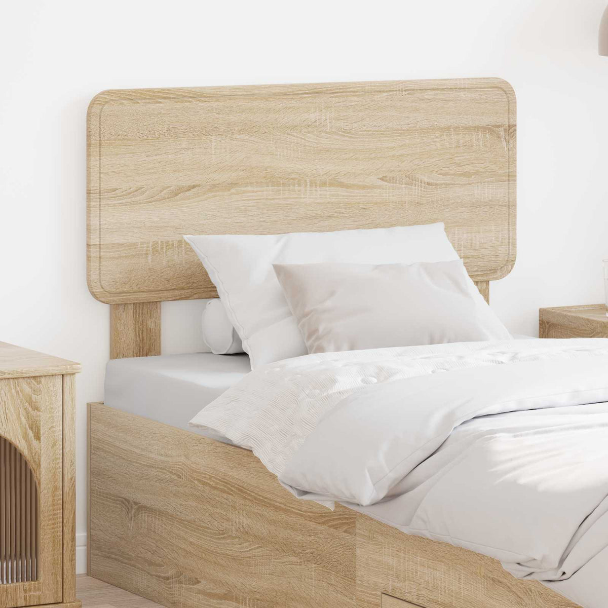 Hoofdbord Sonoma Eiken Bewerkt hout is nu te koop bij PeponiXL, paradijselijk wonen!