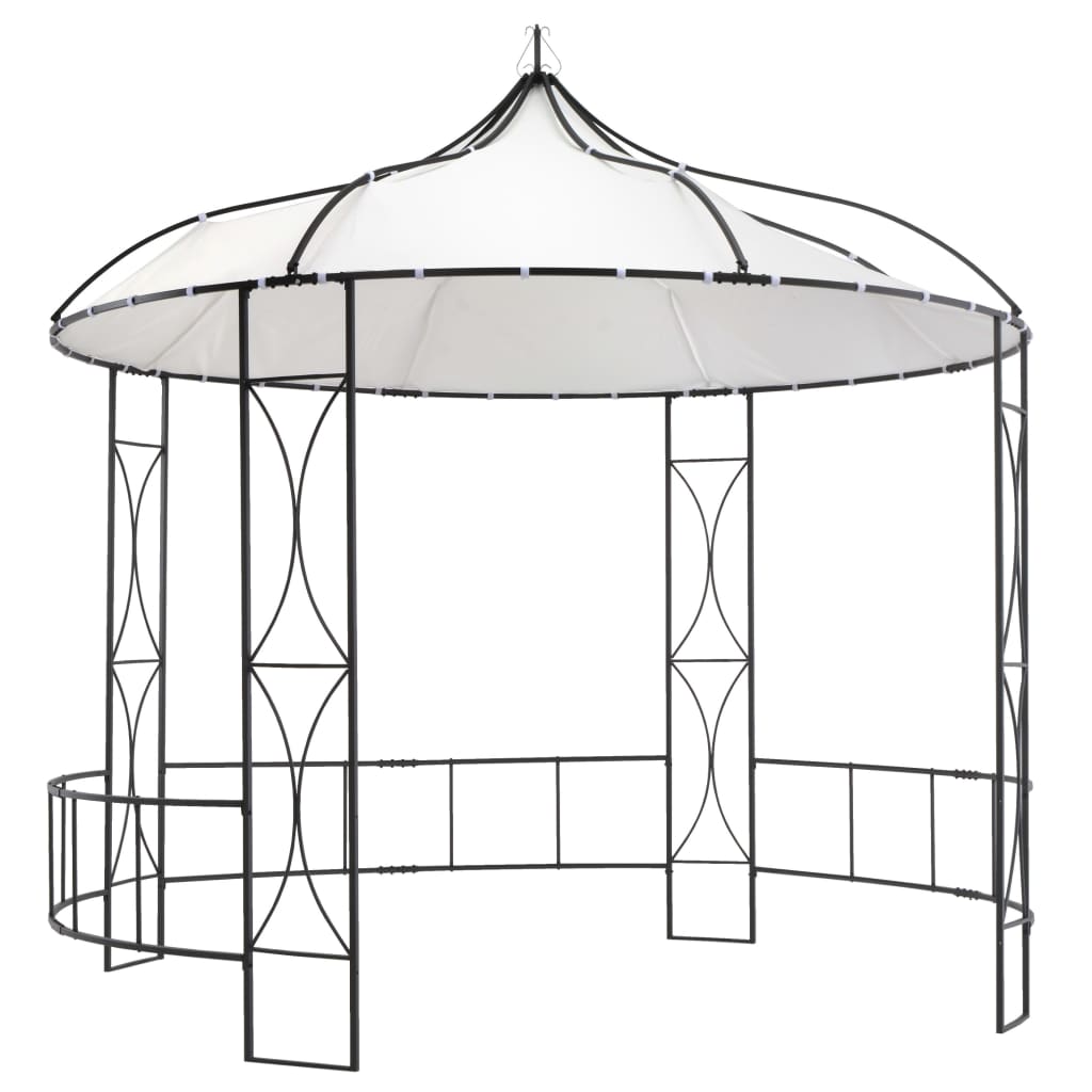 Prieel rond 300x290 cm wit is nu te koop bij PeponiXL, paradijselijk wonen!