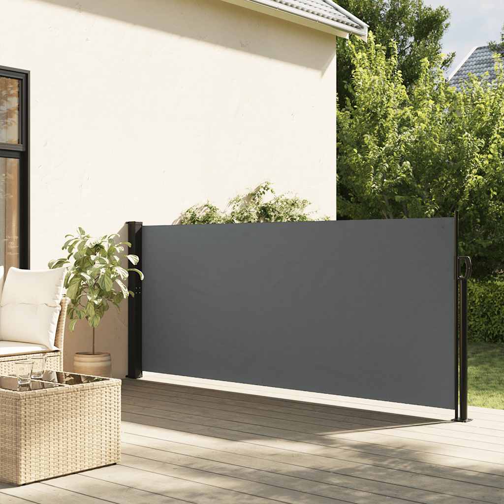 Uitschuifbaar zijluifel antraciet 140x500 cm is nu te koop bij PeponiXL, paradijselijk wonen!