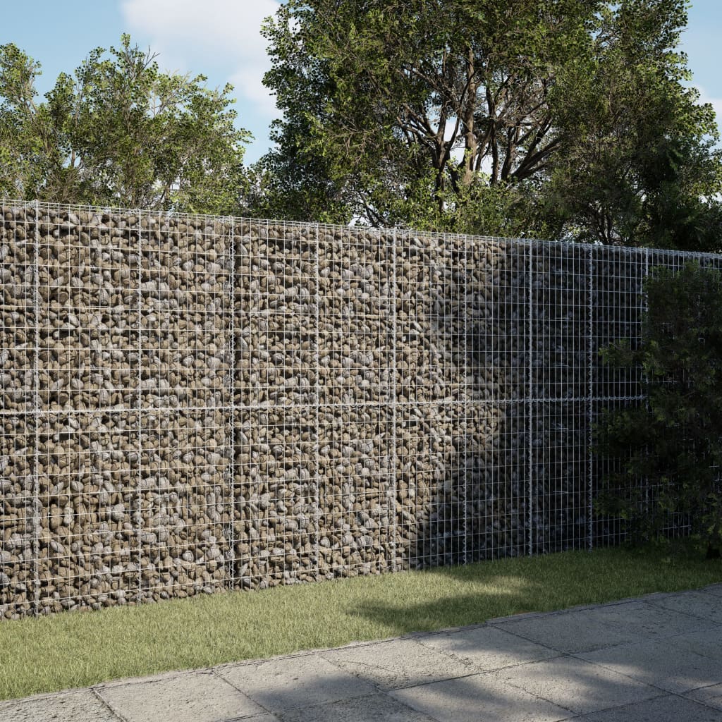 Schanskorf 300x100x200 cm gegalvaniseerd ijzer zilverkleurig is nu te koop bij PeponiXL, paradijselijk wonen!