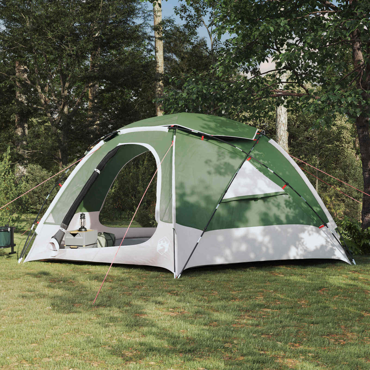 Koepeltent met Verwijderbare Regenkap Groen 12-Persoons is nu te koop bij PeponiXL, paradijselijk wonen!