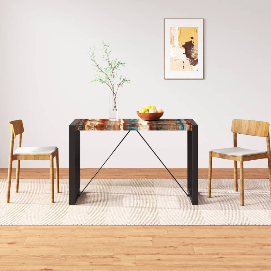 Eettafel 120 cm massief gerecycled hout is nu te koop bij PeponiXL, paradijselijk wonen!