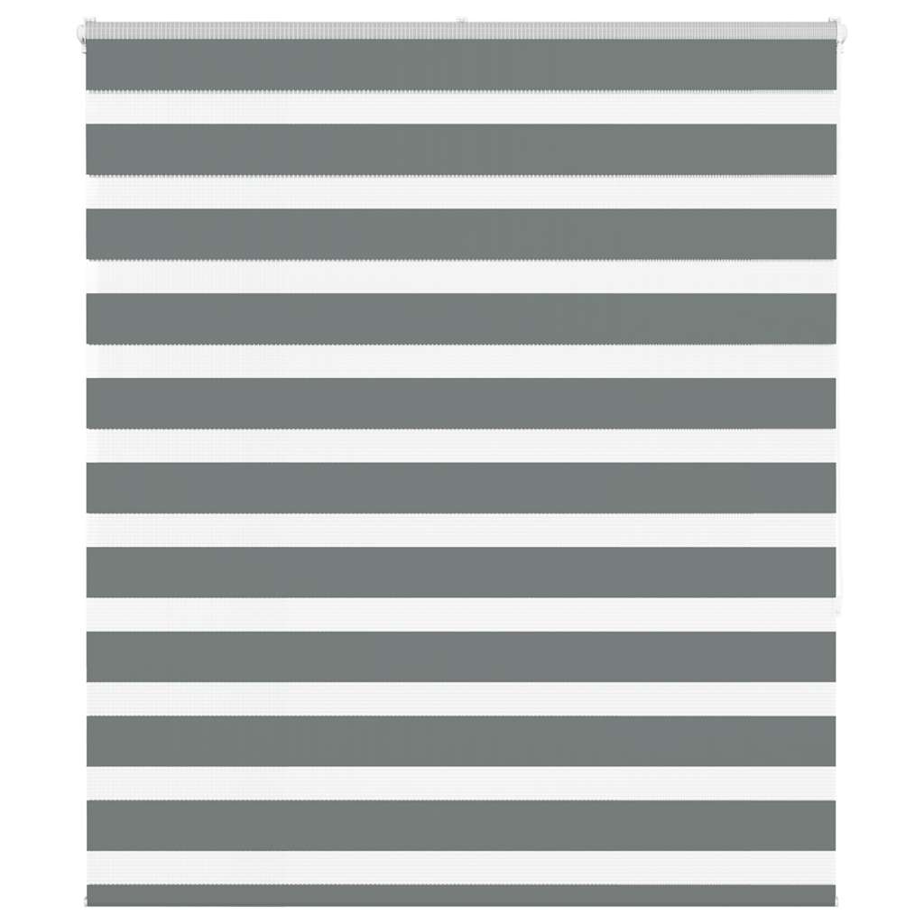 Zebra rolgordijn 125x150 cm stofbreedte 120,9 cm donkergrijs is nu te koop bij PeponiXL, paradijselijk wonen!