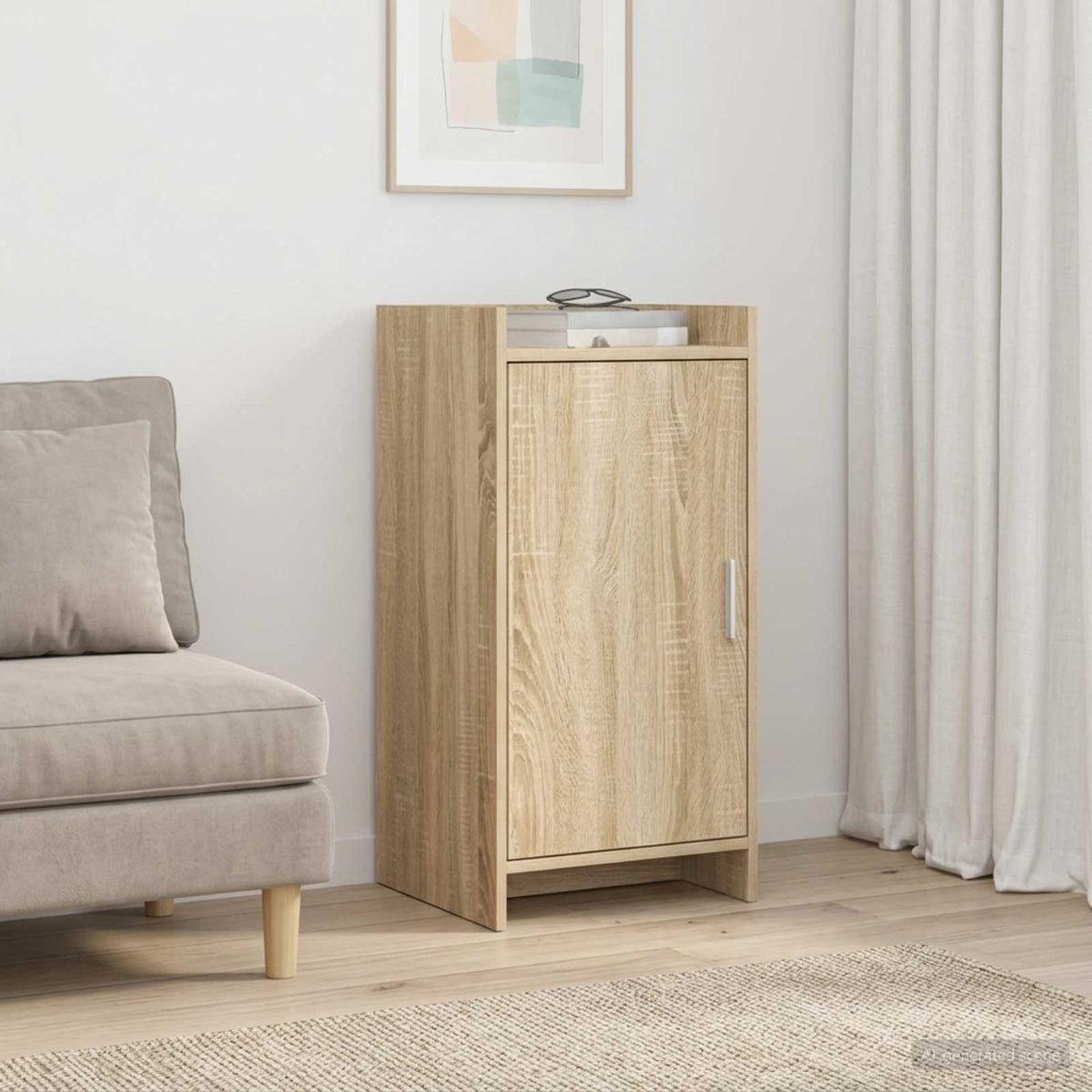 Dressoir Sonoma Eiken 40 x 36 x 80 cm Bewerkt hout is nu te koop bij PeponiXL, paradijselijk wonen!