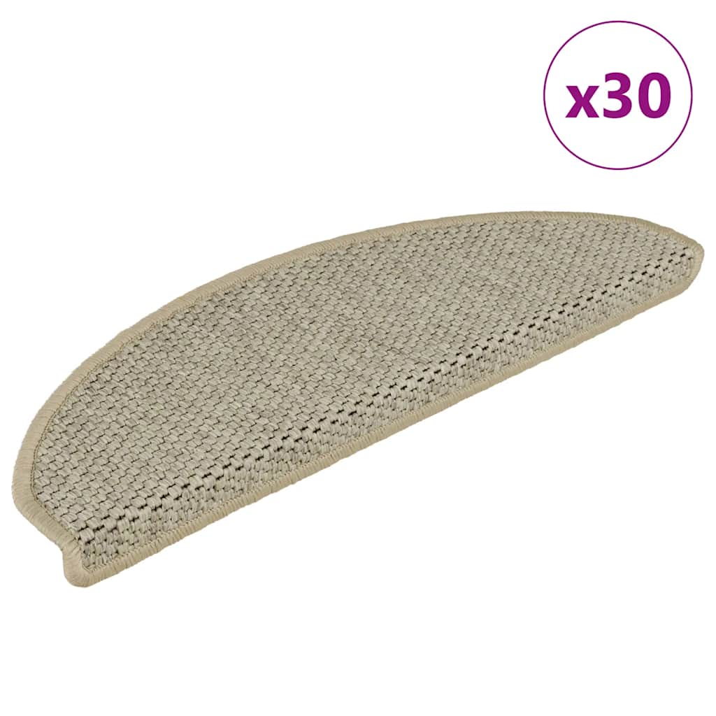 Trapmatten zelfklevend Sisal-Look 30 st 65x21x4 cm lichtgroen is nu te koop bij PeponiXL, paradijselijk wonen!