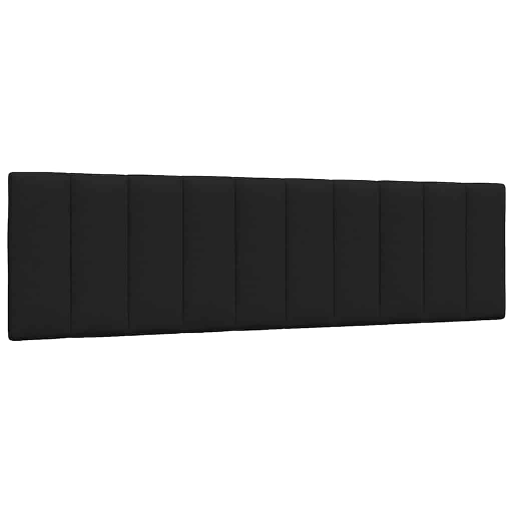 Hoofdbordkussen "Hanko" 180 cm stof zwart is nu te koop bij PeponiXL, paradijselijk wonen!