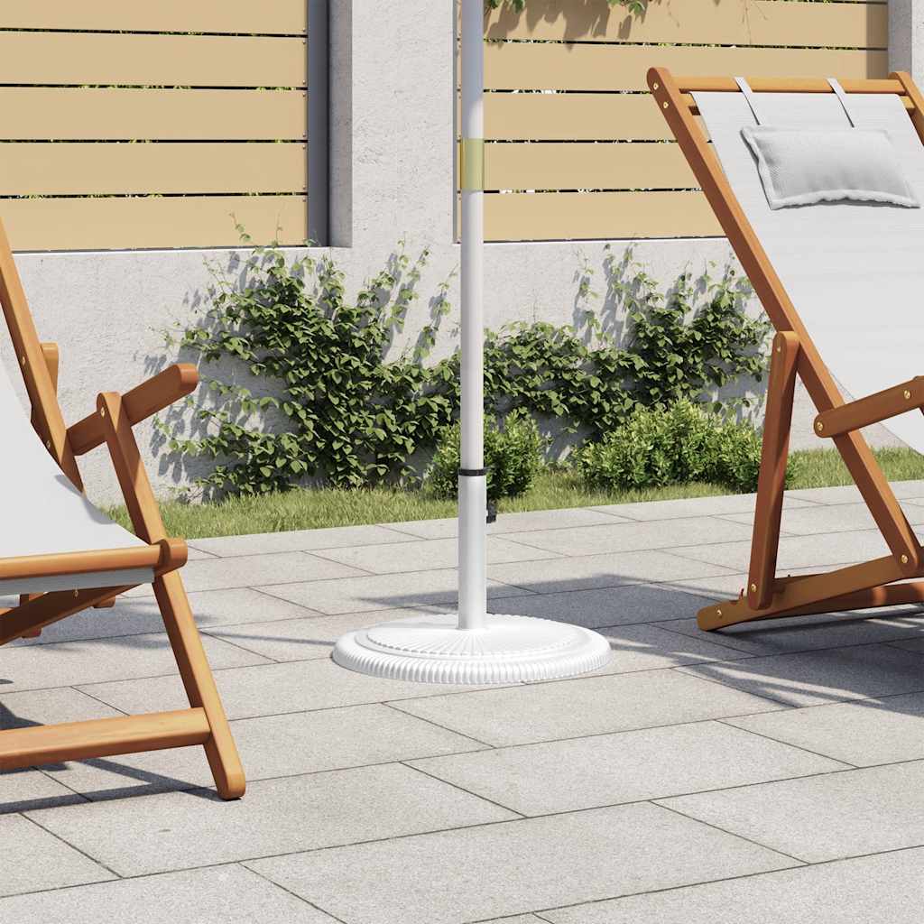 Parasolvoet 45x45x30 cm gietijzer wit is nu te koop bij PeponiXL, paradijselijk wonen!